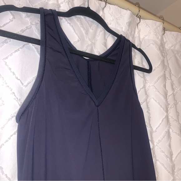 Lululemon Women’s Tank Top- Tie Knot Back, Navy Blue, Size 4 - Picture 5 of 11